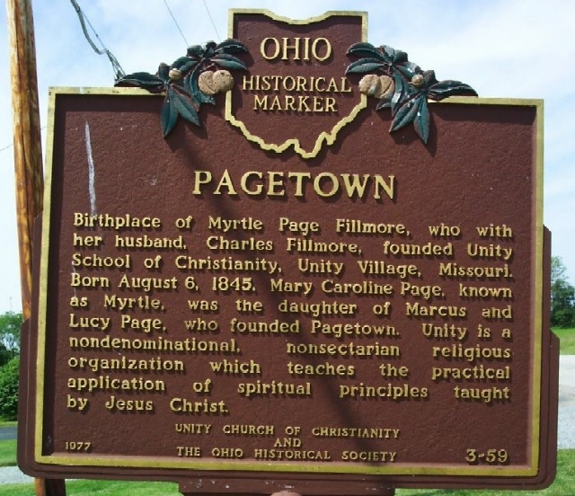 Pagetown Marker