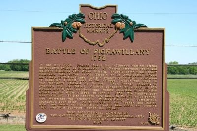 Battle of Pickawillany Marker. Click for full size. Battle of Pickawillany Marker image. Click for full size.