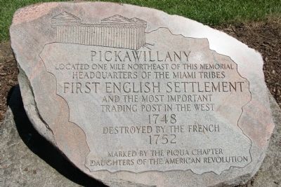 Pickawillany Marker image. Click for full size.