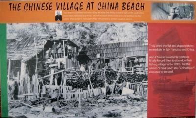 China Beach Interpretive Sign image. Click for full size.