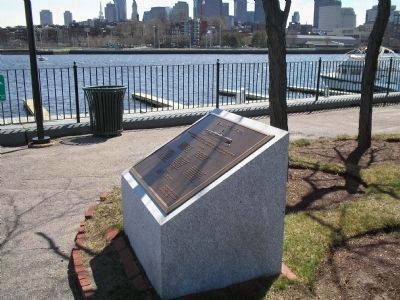 Marker on the Charleston Waterfront. Click for full size. Marker on the Charleston Waterfront image. Click for full size.