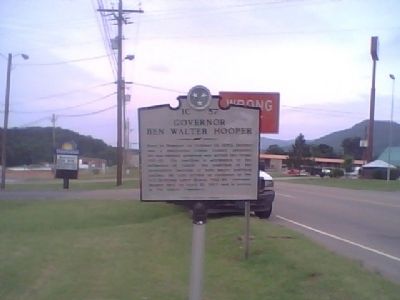 Governor Ben Walter Hooper Marker. Click for full size. Governor Ben Walter Hooper Marker image. Click for full size.
