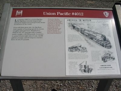 Union Pacific #4012 Marker image. Click for full size.