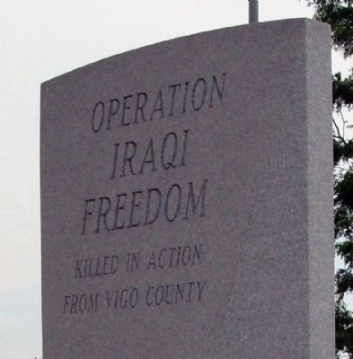 Operation Iraqi Freedom - War Memorial Marker image. Click for full size.