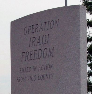 Operation Iraqi Freedom - War Memorial Marker. Click for full size. Operation Iraqi Freedom - War Memorial Marker image. Click for full size.