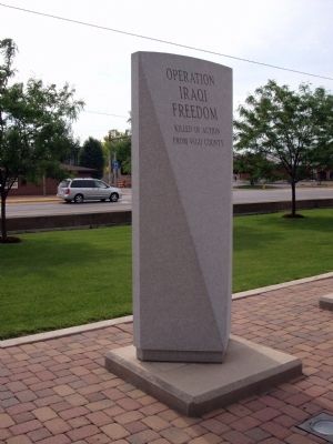 Other View - - Operation Iraqi Freedom - War Memorial. Click for full size. Other View - - Operation Iraqi Freedom - War Memorial image. Click for full size.