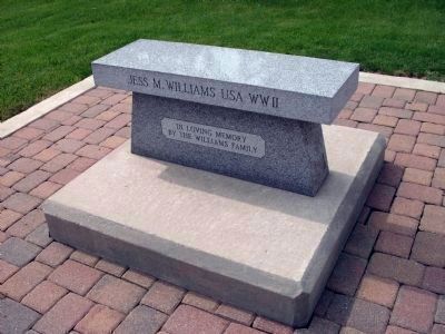 Bench - - Area of (Iraqi Freedom) Memorial. Click for full size. Bench - - Area of (Iraqi Freedom) Memorial image. Click for full size.