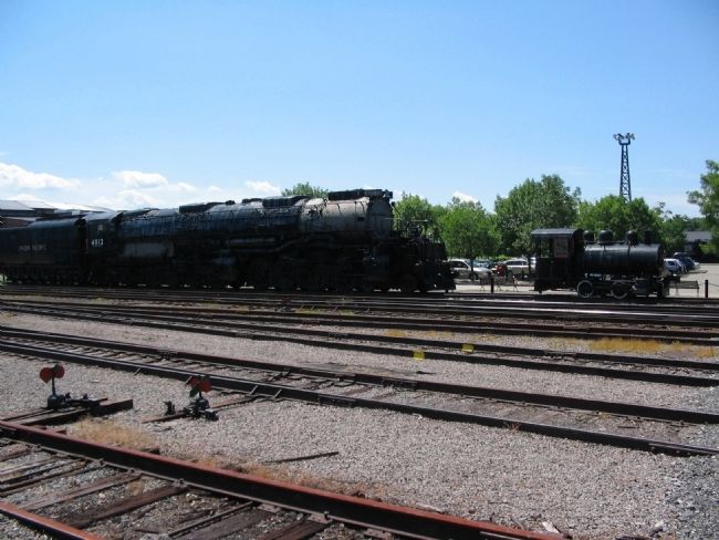 Bullard Company #2 in front of the Union Pacific #4012 image. Click for full size.