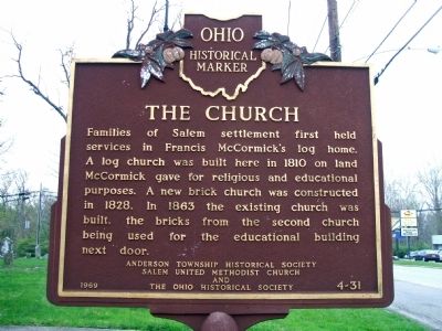 The Founder / The Church Marker image. Click for full size.