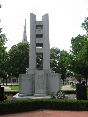 Waterbury Veteran’s Monument. Click for full size. Waterbury Veteran’s Monument image. Click for full size.