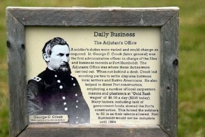Daily Business - The Adjutant's Office image. Click for full size.