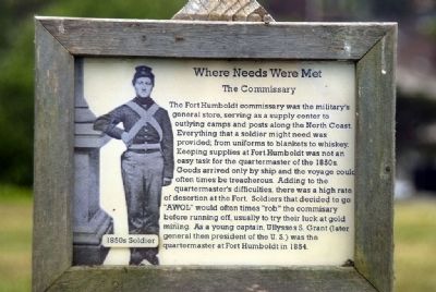 Where Needs Were Met - The Commissary image. Click for full size.