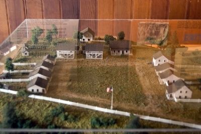 Diorama of Fort Humboldt image. Click for full size.