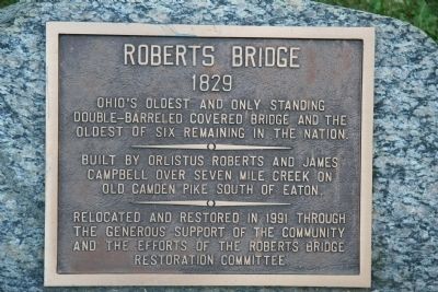 Roberts Bridge Marker image. Click for full size.