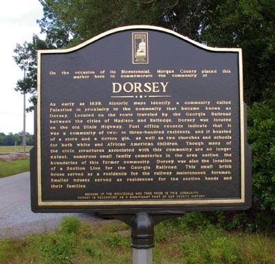 Dorsey Marker image. Click for full size.