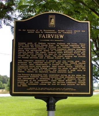 Fairview Marker. Click for full size. Fairview Marker image. Click for full size.