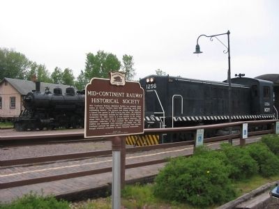 Mid–Continent Railway Historical Society Marker image. Click for full size.