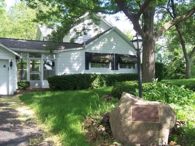 George Nichols Home - Circa 1878 and Marker image. Click for full size.