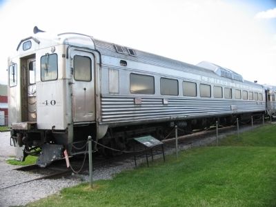 Lehigh Valley No. 40 and Marker. Click for full size. Lehigh Valley No. 40 and Marker image. Click for full size.