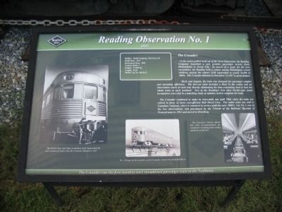 Reading Observation No. 1 Marker. Click for full size. Reading Observation No. 1 Marker image. Click for full size.