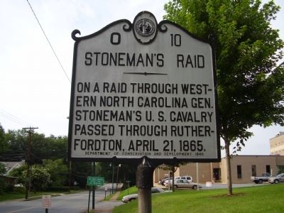 Stoneman's Raid Marker image. Click for full size.