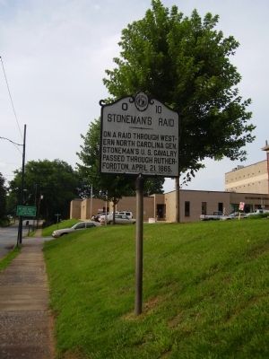 Stoneman's Raid Marker image. Click for full size.