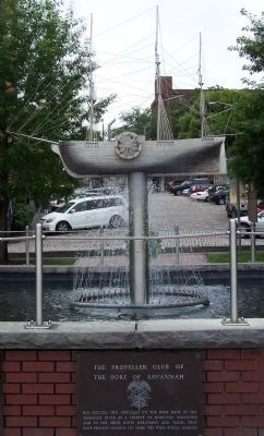 Propellor Club Memorial Fountain image. Click for full size.