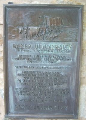 Baker University Marker image. Click for full size.