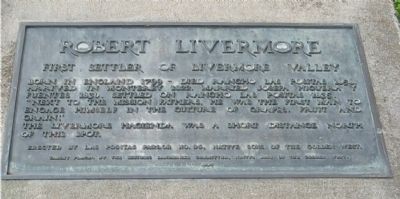 Robert Livermore Marker image. Click for full size.