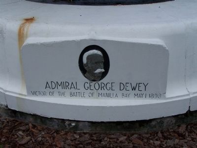 Dewey Tribute, southeast face. Click for full size. Dewey Tribute, southeast face image. Click for full size.
