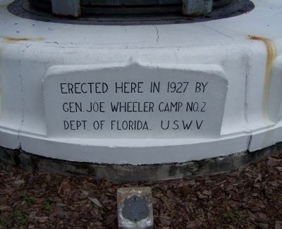 Tampa's 203 mm Spanish American War Gun Marker south face. Click for full size. Tampa's 203 mm Spanish American War Gun Marker south face image. Click for full size.