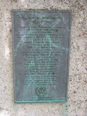 <i>Side 1:</i> William M. Mendenhall 1823 – 1911 Marker. Click for full size. <i>Side 1:</i> William M. Mendenhall 1823 – 1911 Marker image. Click for full size.