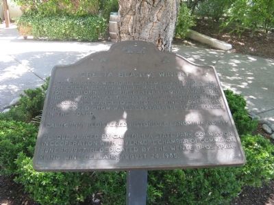 Cresta Blanca Winery Marker. Click for full size. Cresta Blanca Winery Marker image. Click for full size.