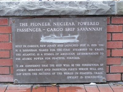 The Pioneer Nuclear Powered Passenger - Cargo Ship Savannah image. Click for full size.