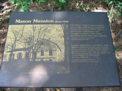 Mason Mansion about 1900 Marker image. Click for full size.