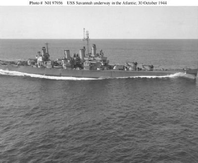 CL 42 , USS Savannah Light Cruiser image. Click for full size.