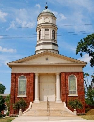 First Presbyterian Church -<br>Front (South) Portico image. Click for full size.