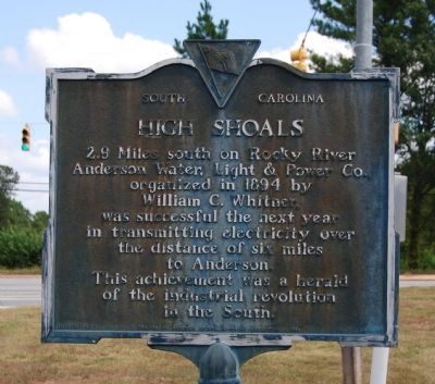 High Shoals Marker image. Click for full size.