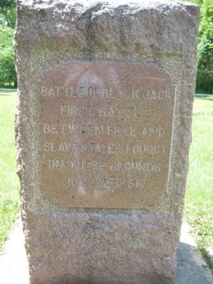 Battle of Black Jack Marker. Click for full size. Battle of Black Jack Marker image. Click for full size.