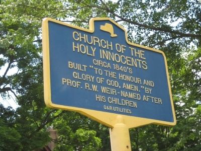 Church of the Holy Innocents Marker. Click for full size. Church of the Holy Innocents Marker image. Click for full size.