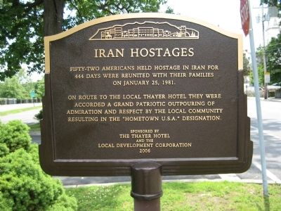 Iran Hostages Marker image. Click for full size.