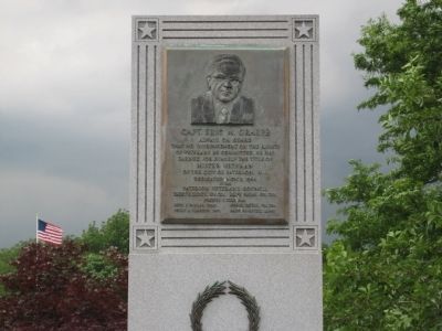 Captain Eric M. Graupe Marker. Click for full size. Captain Eric M. Graupe Marker image. Click for full size.