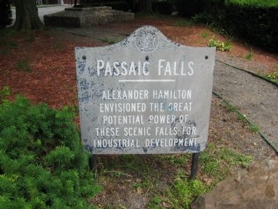 Passaic Falls Marker image. Click for full size.