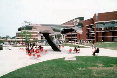 F-4C Phantom II aircraft in the Tuskegee Airmen's Plaza image. Click for full size.