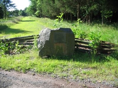Vestal's Gap Road Marker Stone. Click for full size. Vestal's Gap Road Marker Stone image. Click for full size.