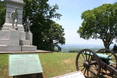 Ohio at Chattanooga Marker. Click for full size. Ohio at Chattanooga Marker image. Click for full size.