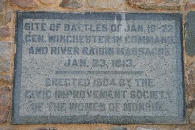 Site of Battles of Jan. 18 - 22 Marker. Click for full size. Site of Battles of Jan. 18 - 22 Marker image. Click for full size.