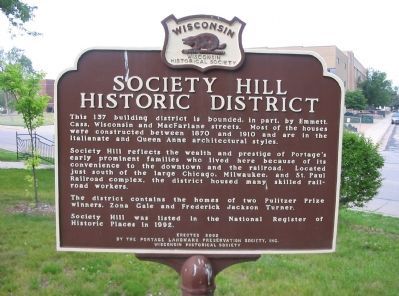 Society Hill Historic District Marker. Click for full size. Society Hill Historic District Marker image. Click for full size.