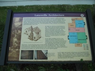 Lanesville Architecture Marker image. Click for full size.