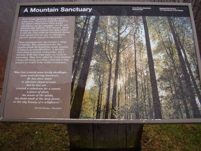 A Mountain Sanctuary Marker image. Click for full size.
